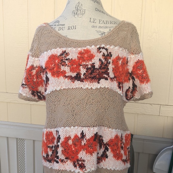 Beautiful 47 percent Cotton Sweater by Anthropologie - Picture 7 of 13